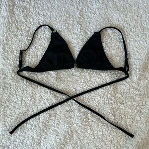 Black bikini top
